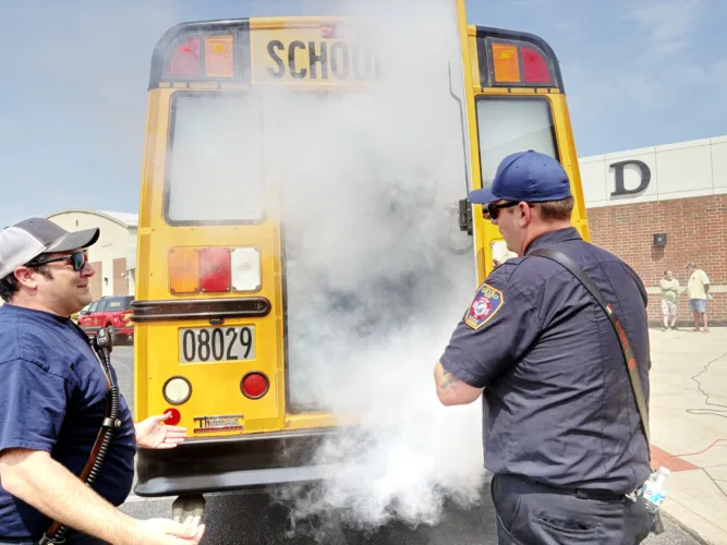 Girard, Liberty transportation staffs team up for training